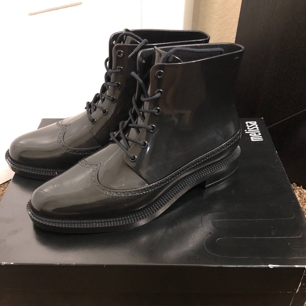 Melissa Lace-up Combat Boots